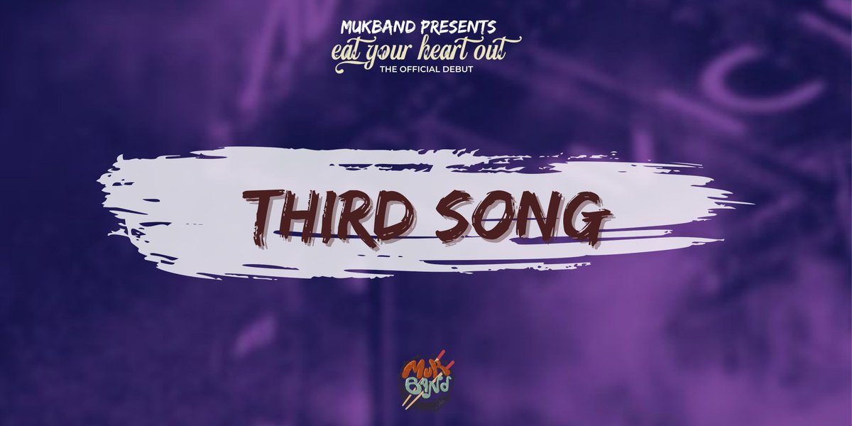 ⠀

                     THIRD.⠀
                      SONG.⠀

              #EatYourHeartOut
              #DevouringForMusic
              #TrulyCAPTIVATING 
              #CaptivatingEvents
⠀
⠀