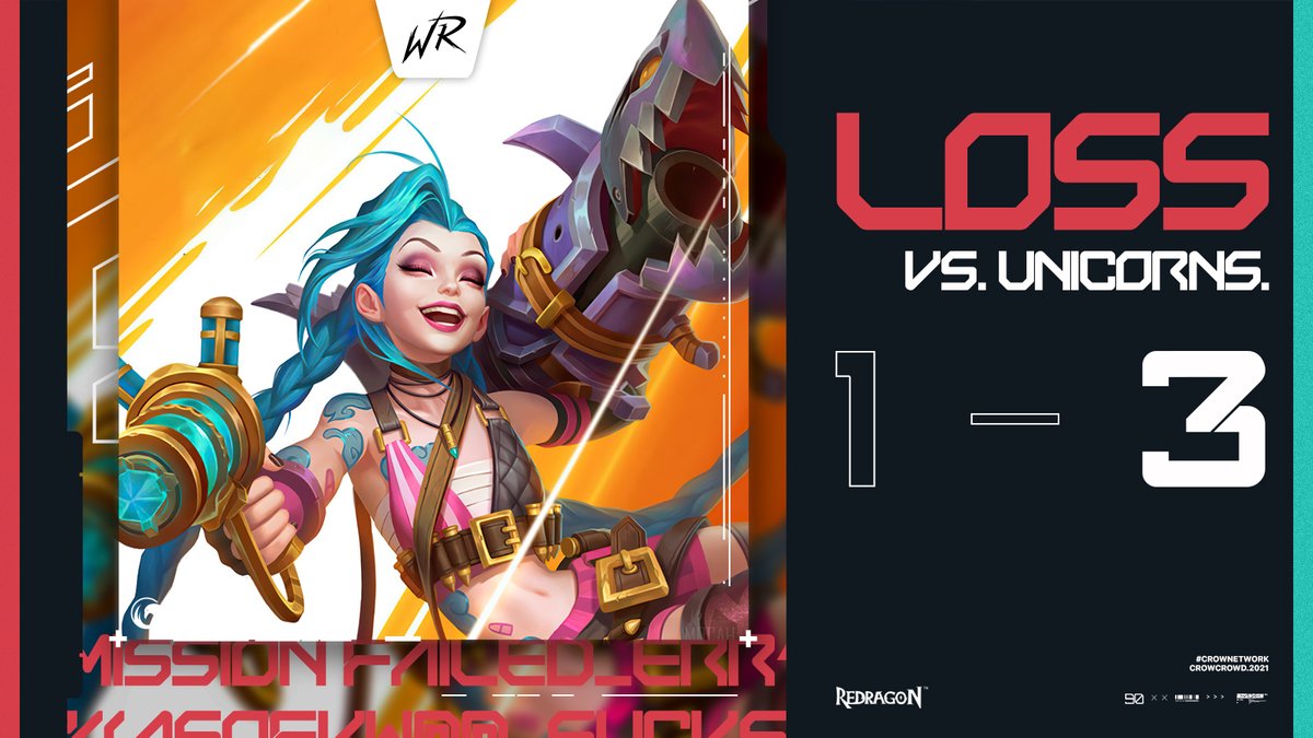 [Wild Rift: Redbull M.E.O.]

> 2nd place
> gg wp Unicorns of Love

[#lol #wildrift #redbullgaming #crownetwork]