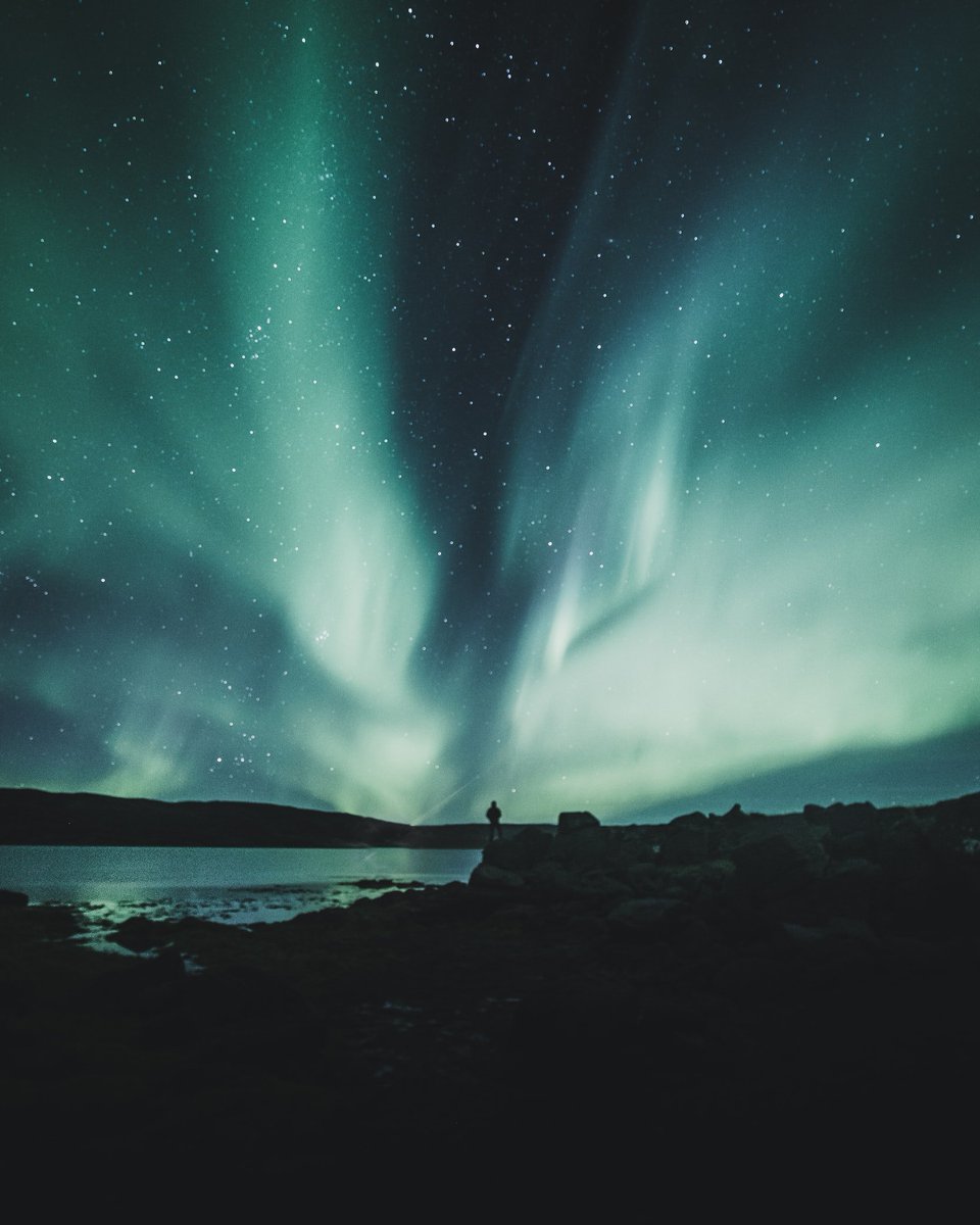 Tiwel_Spain's tweet photo. Last night we were out looking for aliens 👽, this is what we found.

Moments like this really make us wonder what the heck is out there in the universe. Seeing the dancing green, pink and purple colors was a moment we’ll cherish forever.

🌌 #northernlights #auroraborealis https://t.co/yh1k3ea06q