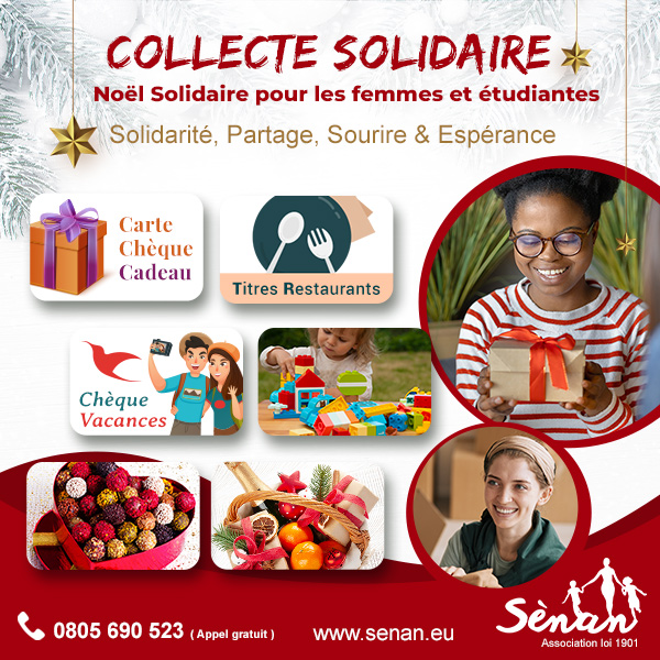 abajt's tweet photo. @senan_asso Ensemble pour l'autonomie des femmes organise une collecte solidaire pour un #NOËL #SOLIDAIRE aux bénéfices des #femmes et #étudiantes en situation de #précarité.
https://t.co/aLCuobzNFX 
@abajt @ValdeuropeInfos #noëlsolidaire #collectesolidaire #Noël2021 #cadeaux https://t.co/xlVfnf3H9X