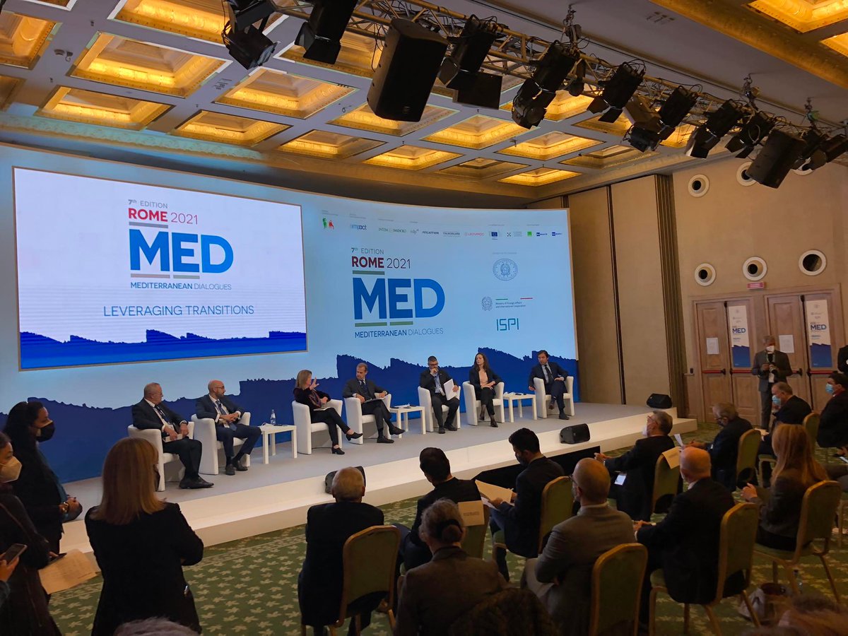 KASpoldimed's tweet photo. 🔴Happening now at #MED2021 our panel discussion with @ECFRRoma on #Libya 🇱🇾 and the external dimension.

Excellent exchanges by @jose_sabadell @StephAnneTurco @Tmegrisi @GalipDalay @andreychuprygin @MaryFitzger https://t.co/yAOTbDBCRR