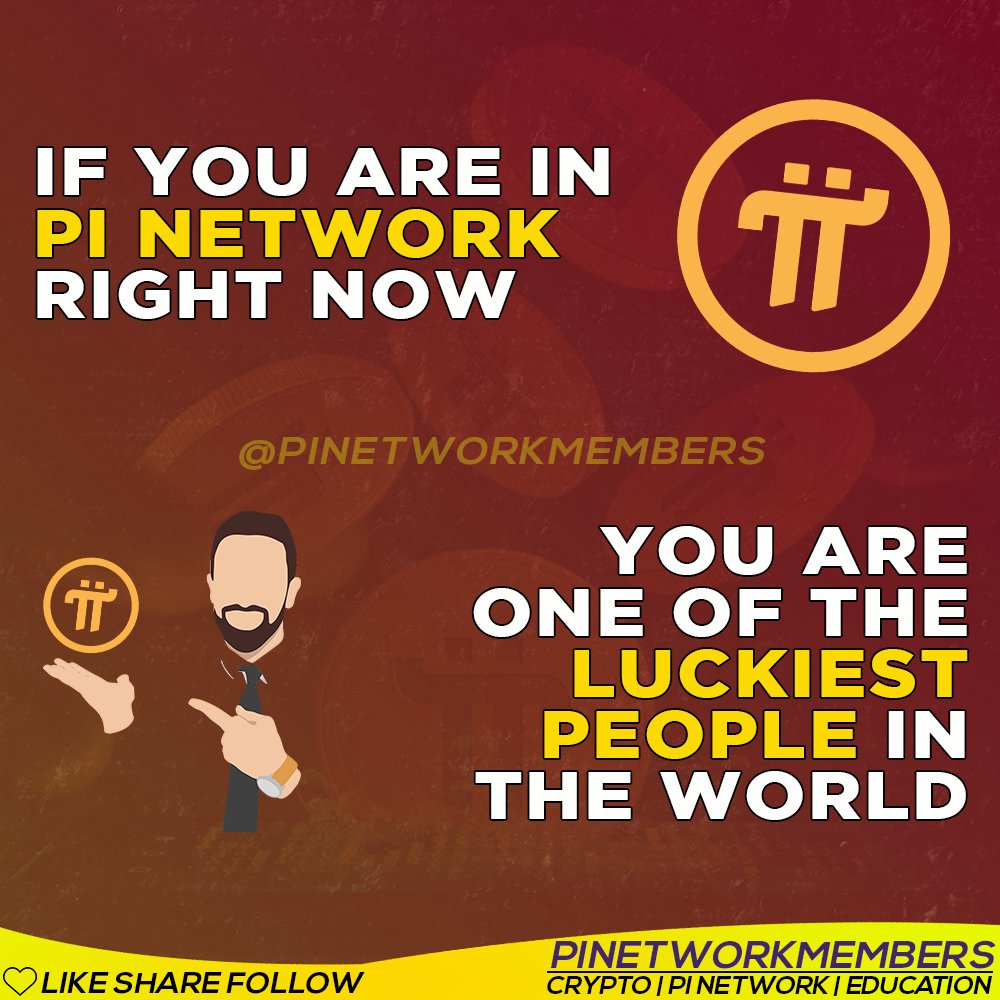pinetworkmember's tweet image. 🌎 "If you are in Pi Network right now - you are one of the luckiest people in the world"

✅ Join our Pi Group: 
t.me/pinetworkmembe…

🔥 Join the Pi revolution

#pinetwork #minepi #blockchain #crypto #pi #buildpi2gether #pihackathon