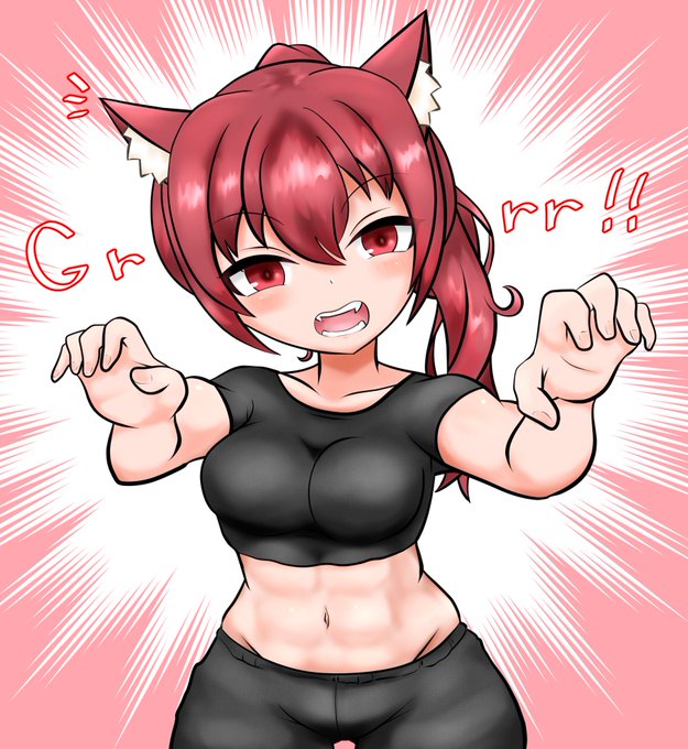 お礼のお礼にダッシュでマオにゃん描きましたのん🤗 