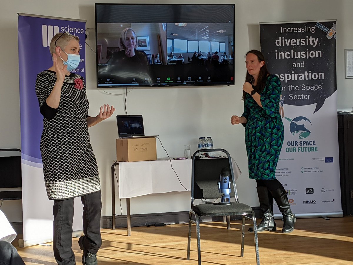 keithrjones's tweet photo. The second half of our joint @IOPWales and @scimadesimple event for #WelshPhysicsTeachers kicks off with Jen de Witt from UCL talking about #ScienceCapital and how #OSOF contributes to it https://t.co/AUFQMs8UaW