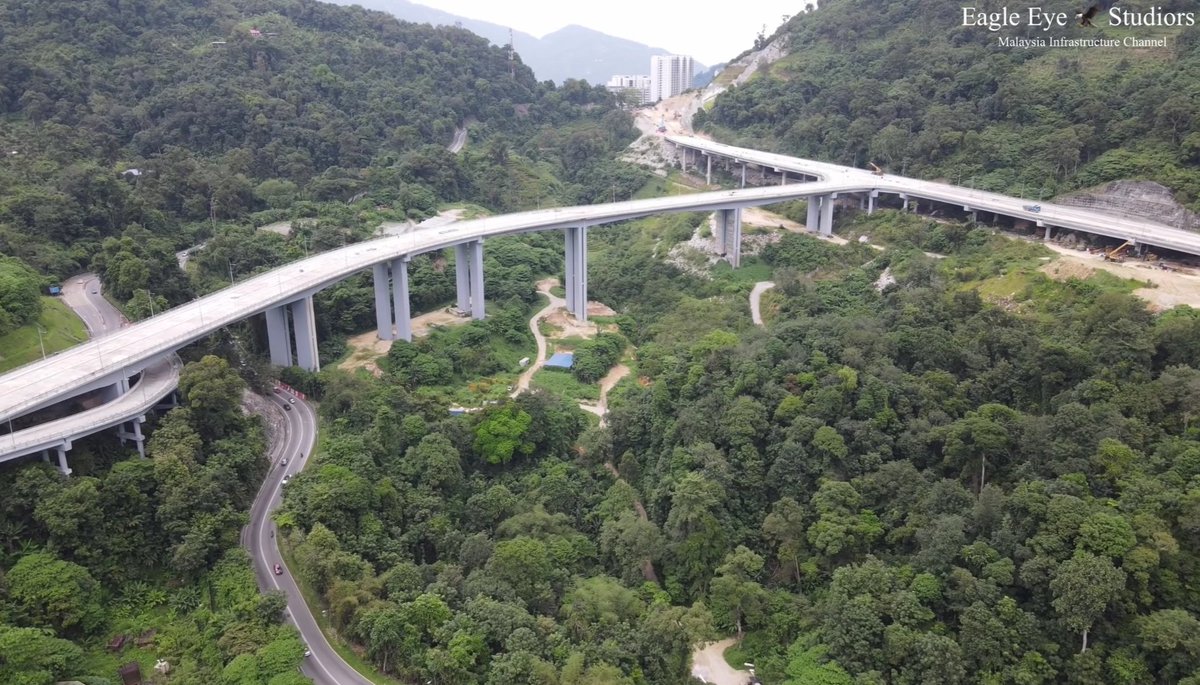 Bukit kukus berkembar lebuhraya Sampah Punca