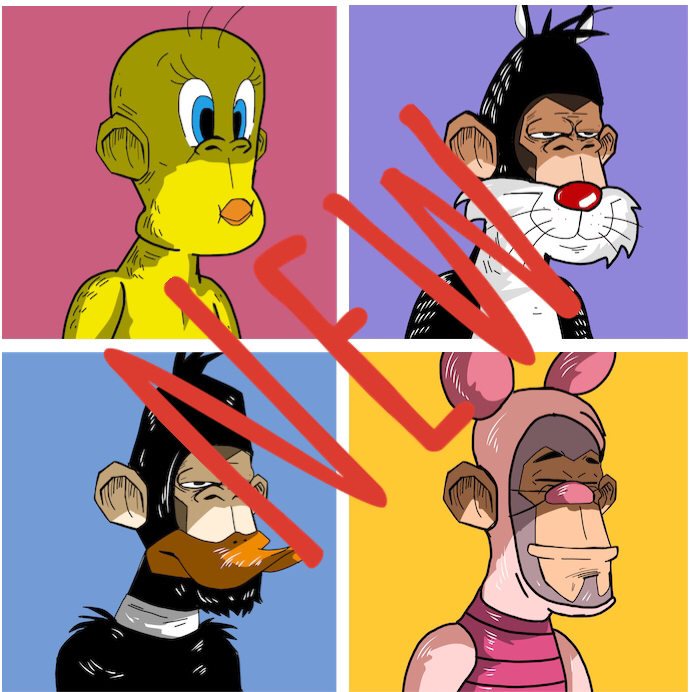 metaverse_apes's tweet photo. Looney tunes universe's beloved characters are now in metaverse apes!! Feel free to browse these products and feel free to share your thoughts!😍
https://t.co/NZdTIyOvu3

#NFTCommunity  #NFTshill  #NFTcollectible  #NFTcollection  #NFTartists  #Metaverse  
@Gate_Nft
  
@gate_io https://t.co/1FD5xcB8bB