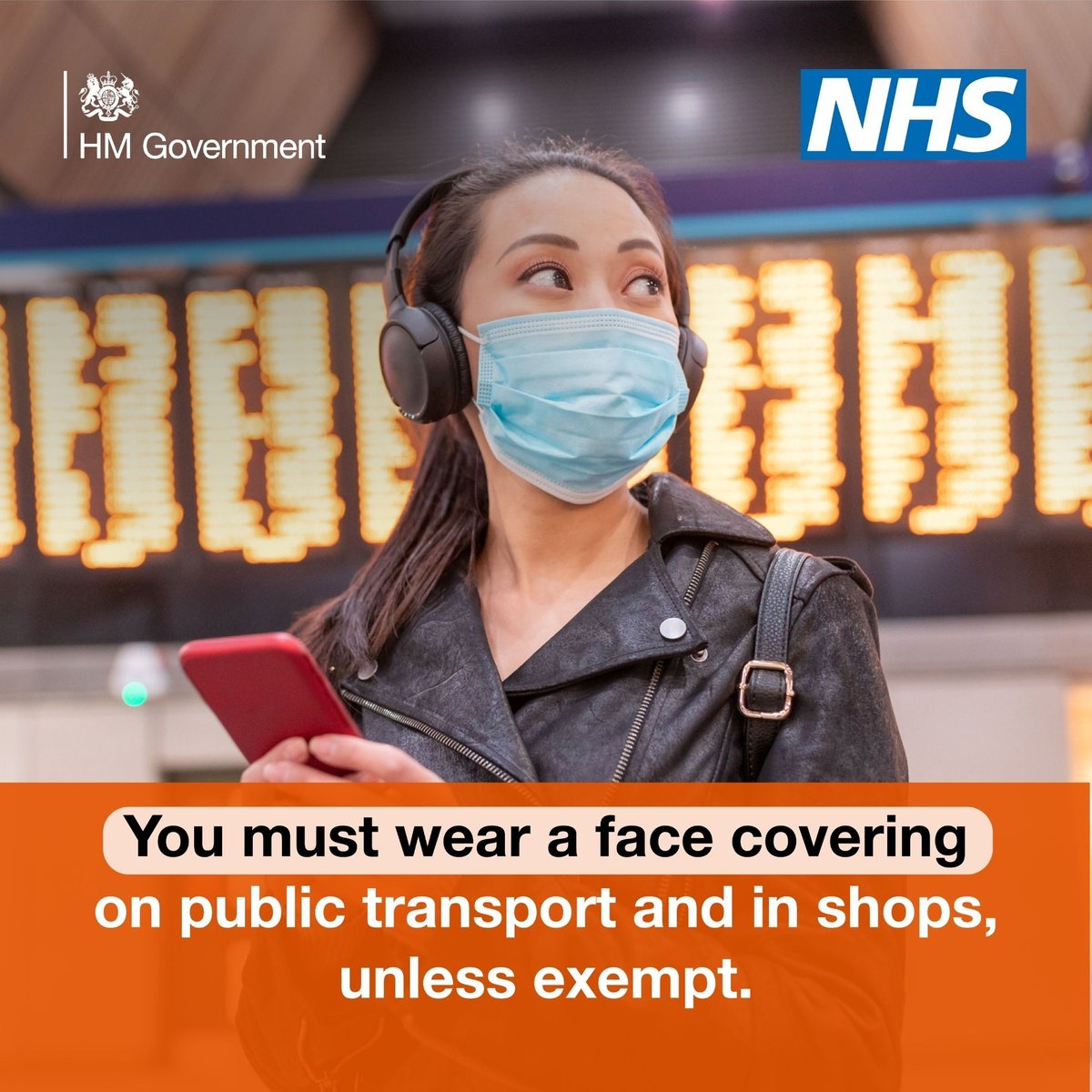 LLW_Sunderland's tweet photo. You must wear a face covering on public transport and in shops, unless exempt.

More information 👉 https://t.co/yho377AY7Y
