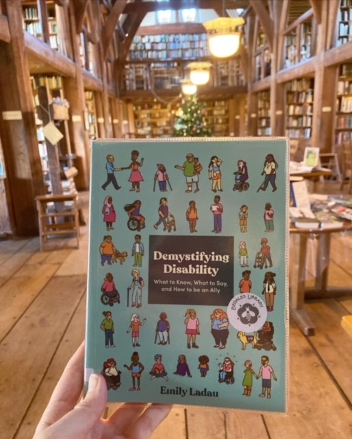 BedalesLibrary's tweet image. Today's library book of the day is a new one: Demystifying Disability by @emily_ladau! Great for the Block 3 project 'What Does It Mean to Belong?', but will definitely be used more widely than that!