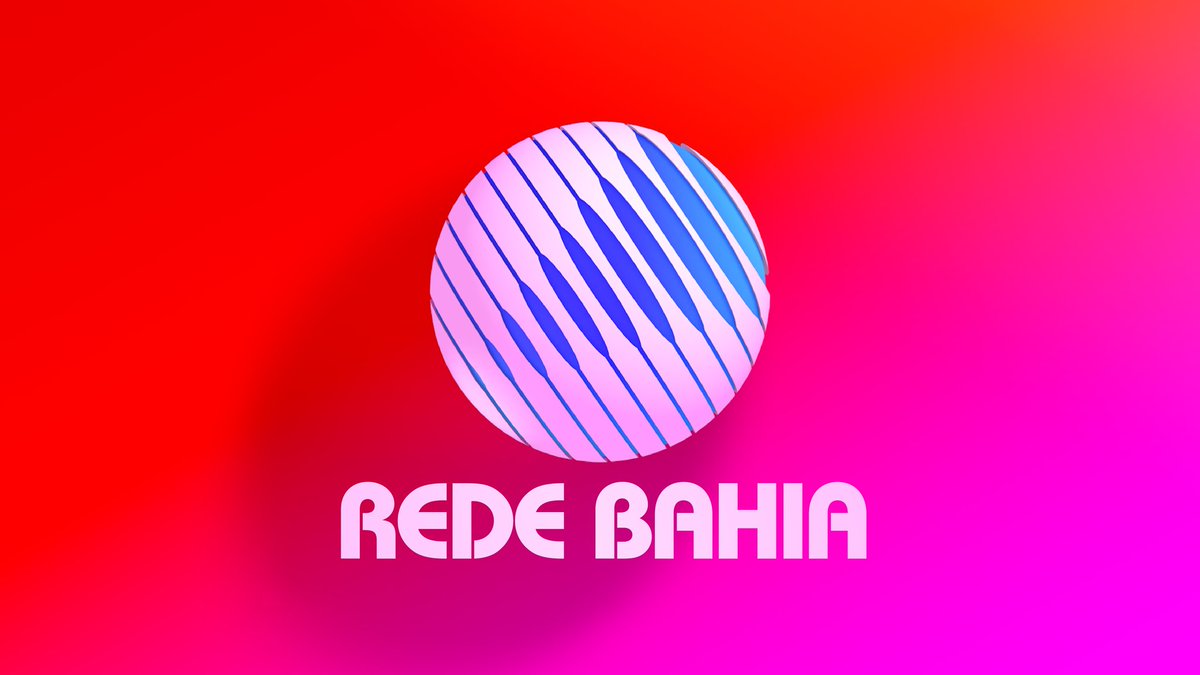 dudufelix931's tweet photo. Re-imaginação do logo da Rede Bahia no atual padrão da TV Globo, feito com Cinema 4D https://t.co/EHhvDuZPvb