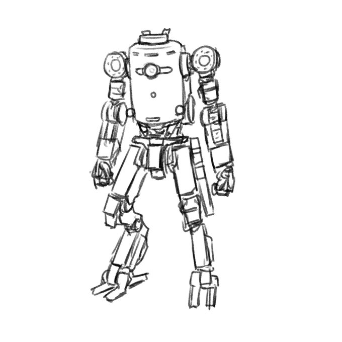 手癖でメカを描く。 