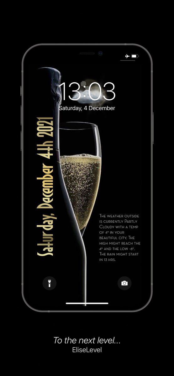 EliseMihael's tweet image. To the next level...🍾🥂😎
Weather HTML 2.1
Mock-up: Screenly @official_JemAl 
#WeatherHTML #iOS14 #iOS15 #nojailbreak