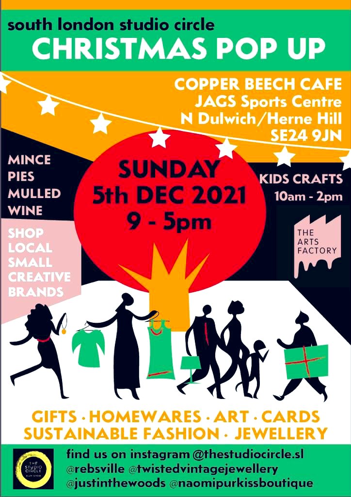<a href="/CopperBeechCafe/">Copper Beech Café</a> @JAGSschool @JAGSSPORTSCLUB <a href="/BoutiqNaomi/">NaomiPurkissBoutique</a> <a href="/RebsvilleArt/">Rebecca Lea Williams</a> <a href="/Justinthewoods/">Justine Ellis</a> #ChristmasFair #ShopSmallUK #smallbiz #supportsmallbusiness #shoplocal #Dulwich #HerneHill
