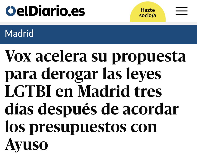 Dos noticas se entienden mejor. #AbajoArmarios