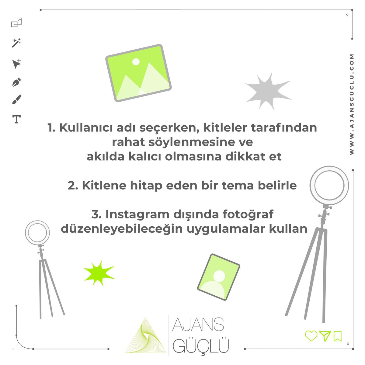 yeswedoagency's tweet photo. #Instagram herkesin en önde yer almak istediği bir #sosyalmedya platformu haline geldi. Instagram’da etkili bir kullanıcı olmak ve herkesin beğeneceği fotoğraflar paylaşmak istiyorsanız bu adımları izleyebilirsiniz.+++ https://t.co/fY8bjtY7OP