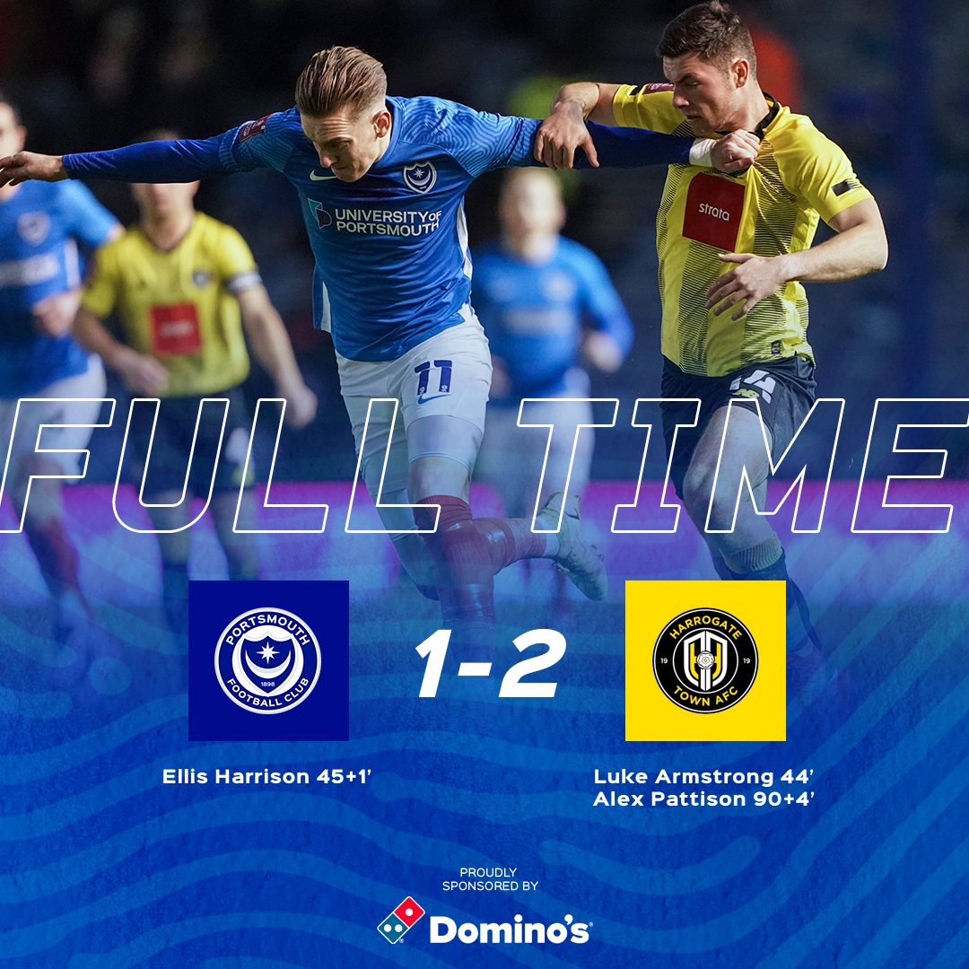 Our @EmiratesFACup campaign comes to an end. #Pompey