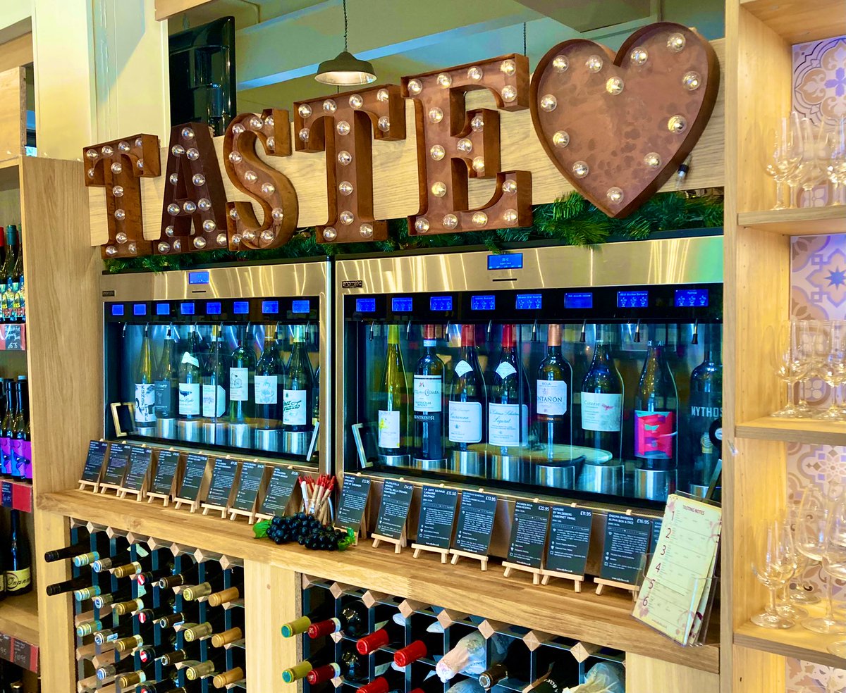 You know how much I like a vending machine. Especially a wine vending machine…