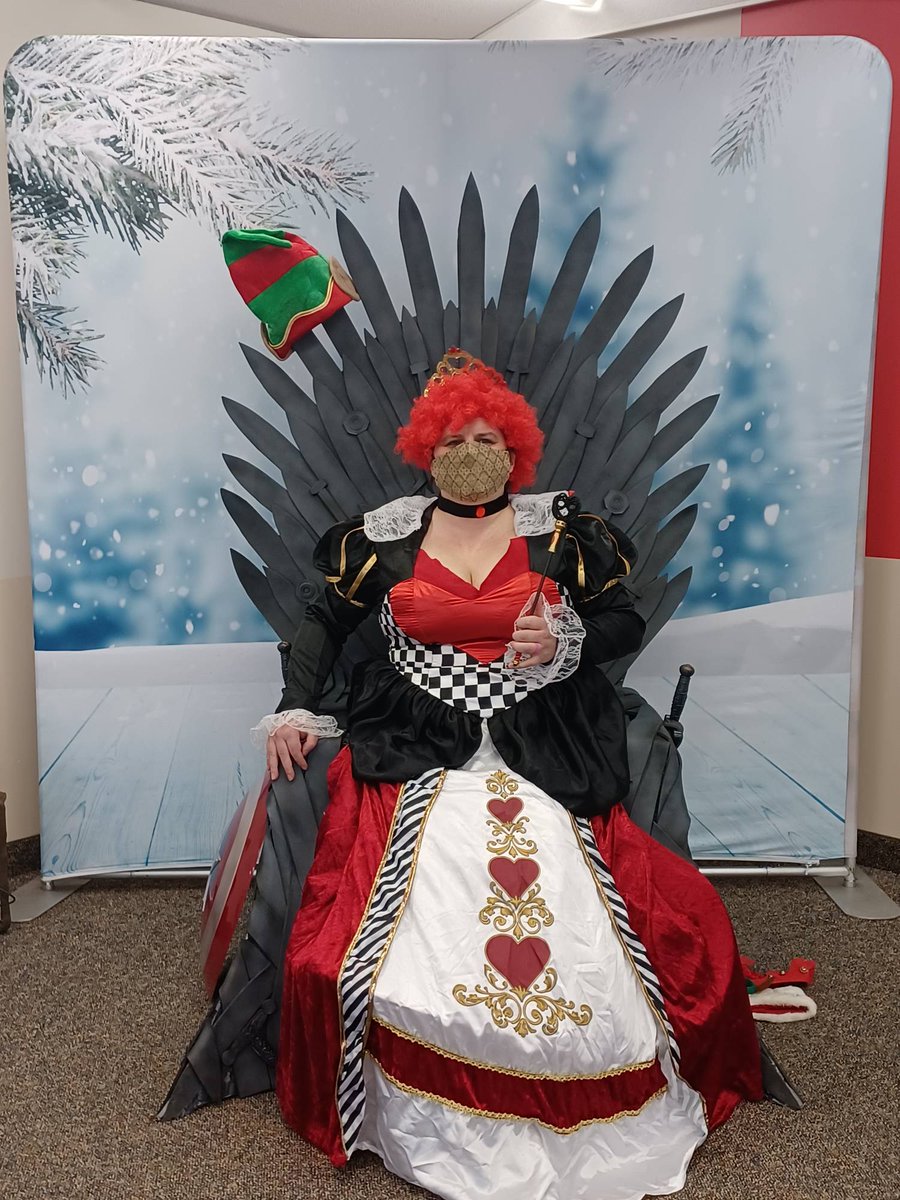 She may order your head removed if you don't come  and check out #GeekFestivus2021 .