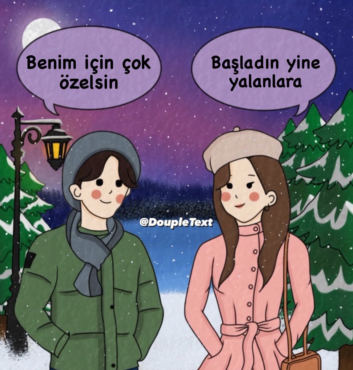 Bir Kadın bir Erkek (@doupletext) on Twitter photo 