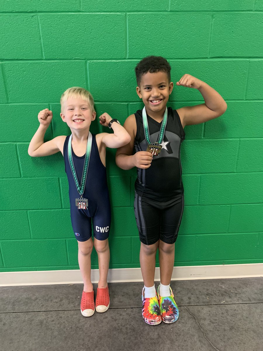 Gold and Silver medals in our morning session at todays wrestling tournament <a href="/MPYouthFootball/">MP Youth Football</a>