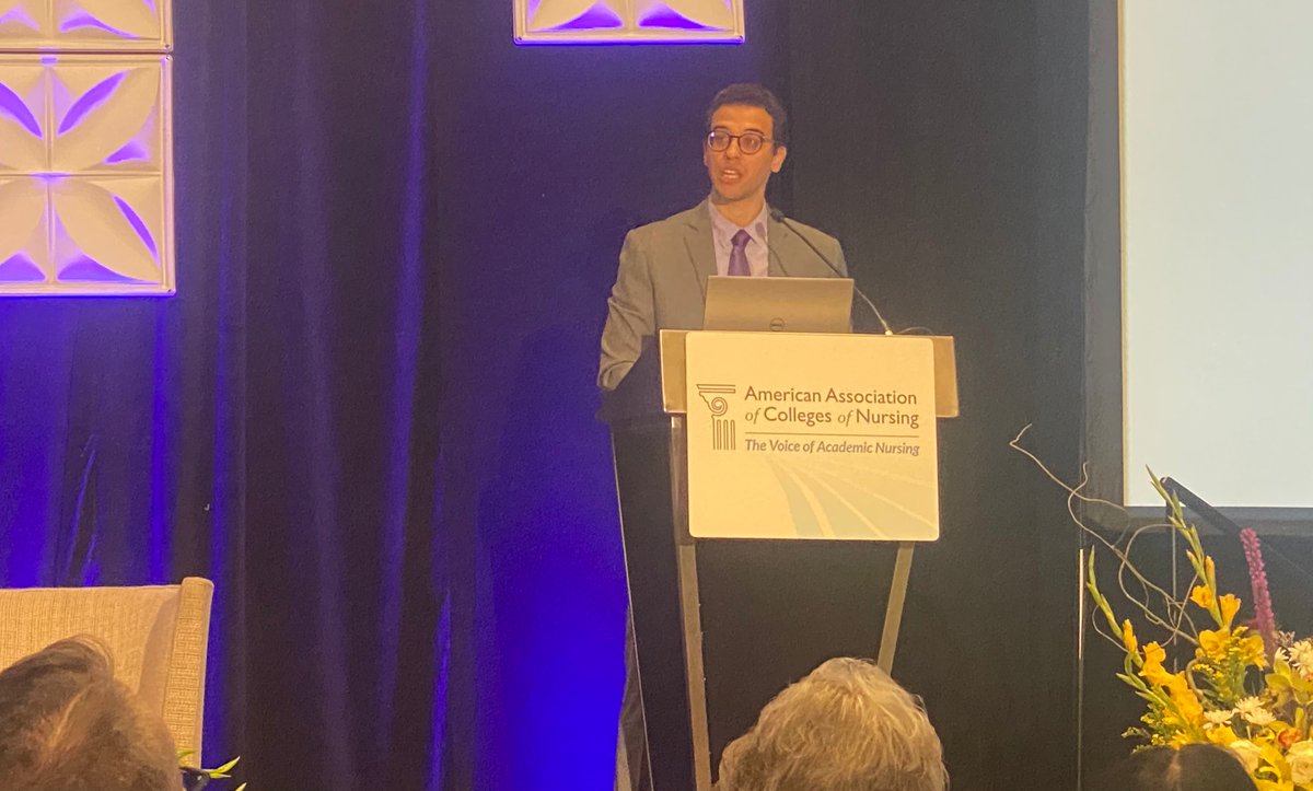 AACNursing's tweet photo. Happening Now at #AACNtransform21: @MHenderson_RN, member of the #FutureofNursing2030 committee, underscores the importance of #nursing education's role in cultivating the next generation of #nurses grounded in achieving health equity and advancing social justice. https://t.co/XigApEwnjK