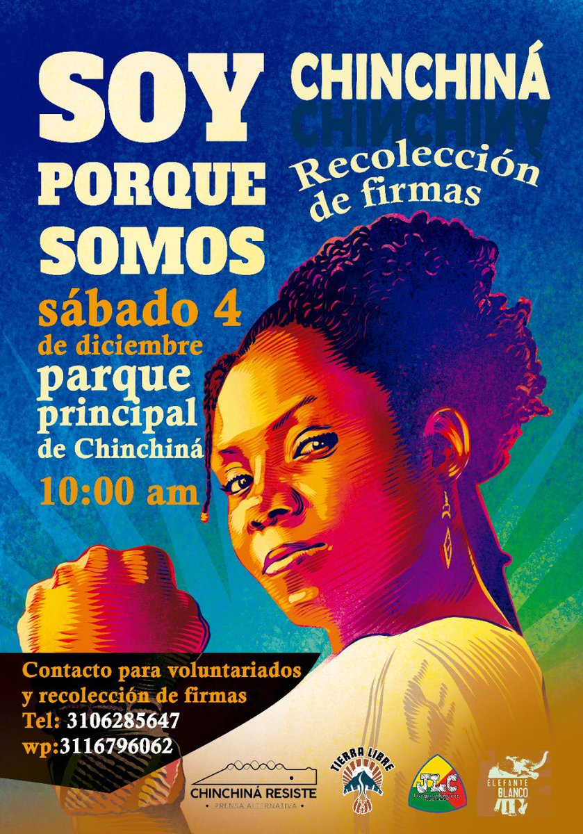 Y usted en #Chinciná ya firmó para que <a href="/FranciaMarquezM/">Francia Márquez Mina</a> pueda participar en la consulta presidencial del #PactoHistorico? 

#SoyPorqueSomos