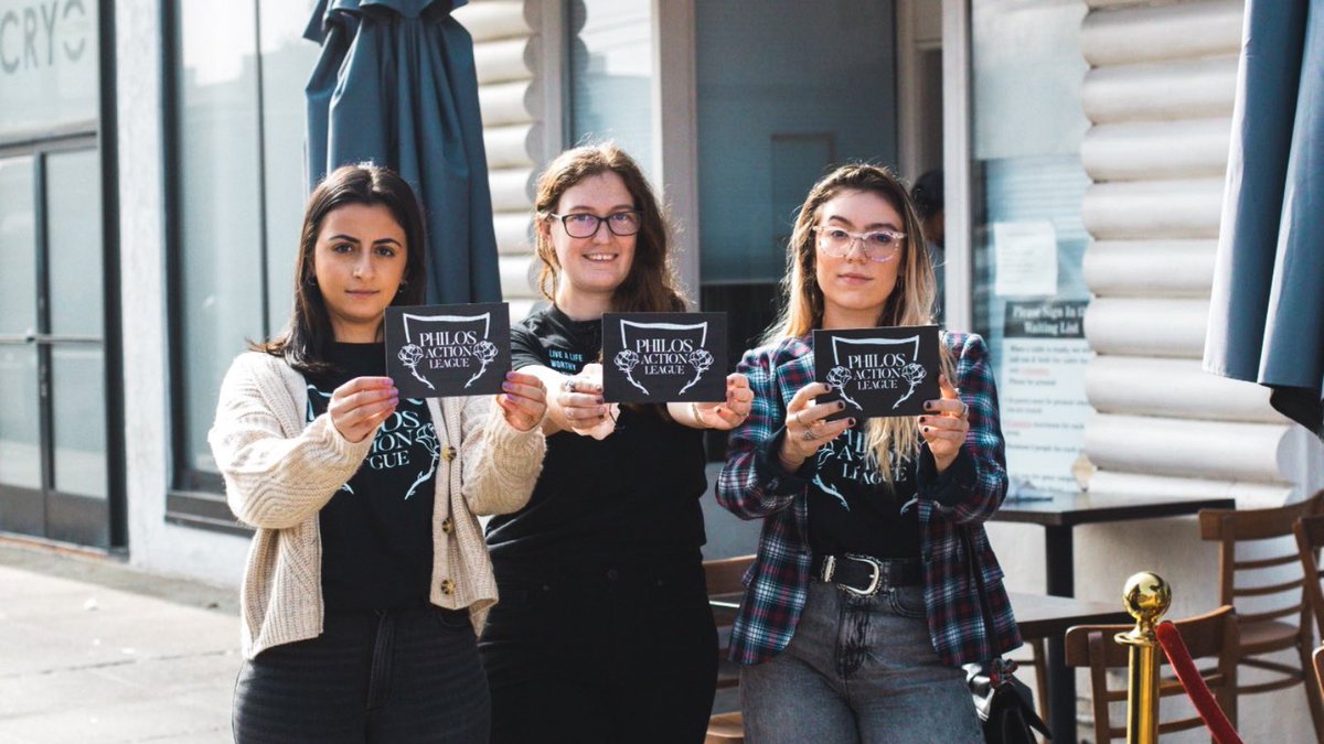 philosproject's tweet photo. Day 6 of #ShineALight in LA📍

We visited Sushi Fumi, where a heroic Armenian-Lebanese Christian defended his Jewish friends against an antisemitic mob. 

Start taking action and become a Philos Action League member below, because we show up. #WeResolve

https://t.co/gsNHhduTDL https://t.co/IaOnWxzScs