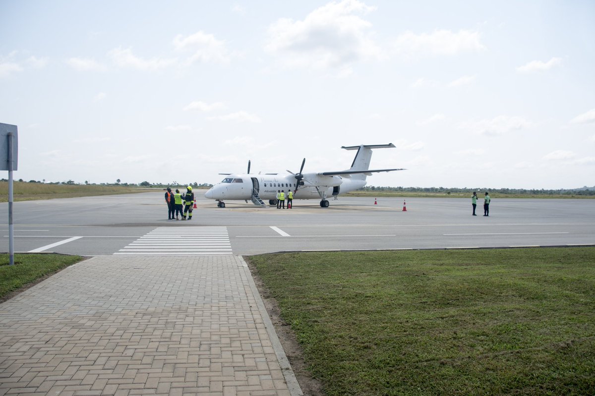 PassionAir’s maiden flight to Ho.
<a href="/flypassionair/">PassionAir</a> #hoghana #flypassionair #passionair #voltaregion #VisitVolta