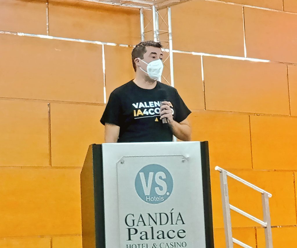 Hoy tenemos a <a href="/albertconejero/">J. Alberto Conejero</a> explicando las claves del éxito del equipo <a href="/valencia4covid/">VALENCIA IA4COVID</a> en el congreso de <a href="/MensaEspana/">Mensa España</a> en #Gandia.