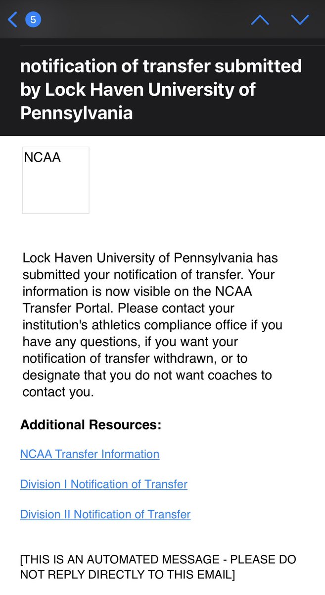 Big thank you to coaches <a href="/JohnKelling37/">John A Kelling</a> and @csprague71 for giving me the opportunity to play at Lock Haven and <a href="/CoachCamTobias/">Cameron Tobias</a> for everything you did for me. Due to the unforseen changes at Lock Haven I have officially entered the transfer portal.