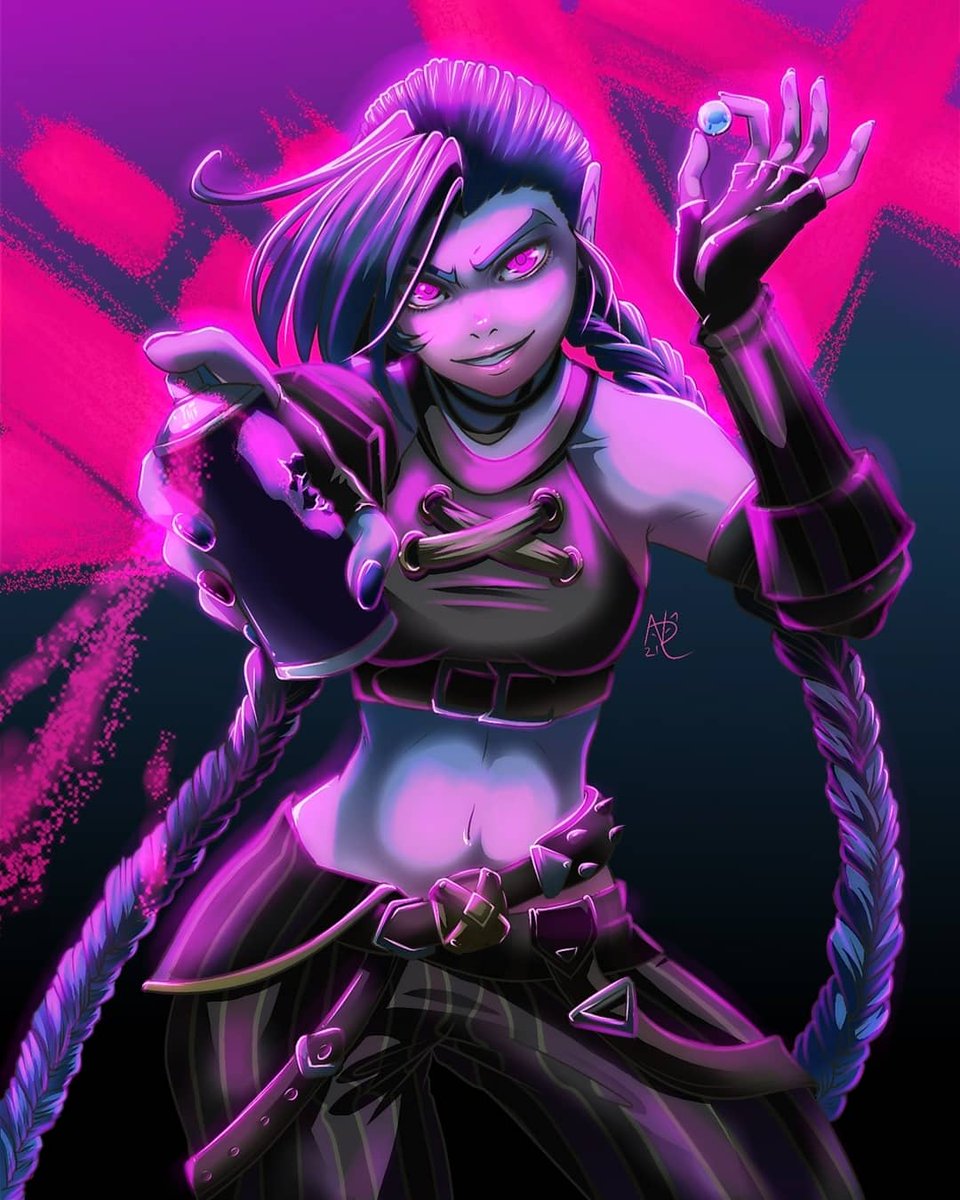nekorulz's tweet photo. 🩸DEAR FRIEND ACROSS THE RIVER🩸
My hands are cold and bare...
What are you waiting to go and watch Arcane.
(Shall I draw Vi next?)

#arcane #jinx #jinxArcane #arcanejinx #riotgames #leagueoflegends #magenta  #お絵かき #Zeichnung #그림 #drawing #illustration #dibujo #漫画 https://t.co/CFbGbrRcFk