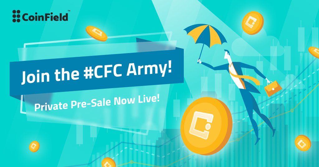 CoinFieldEX's tweet photo. 🪄The 3 magic letters to know this weekend 🪄
C
F
C
✨Private Pre-Sale open now!✨
Want to join the elite league of the first few CFC owners? DM us for your special promo code.
📣 Retweet & tell your friends!
#CFCArmy #CFC #CoinFieldCoin #Ethereum https://t.co/wv8DWswzGH