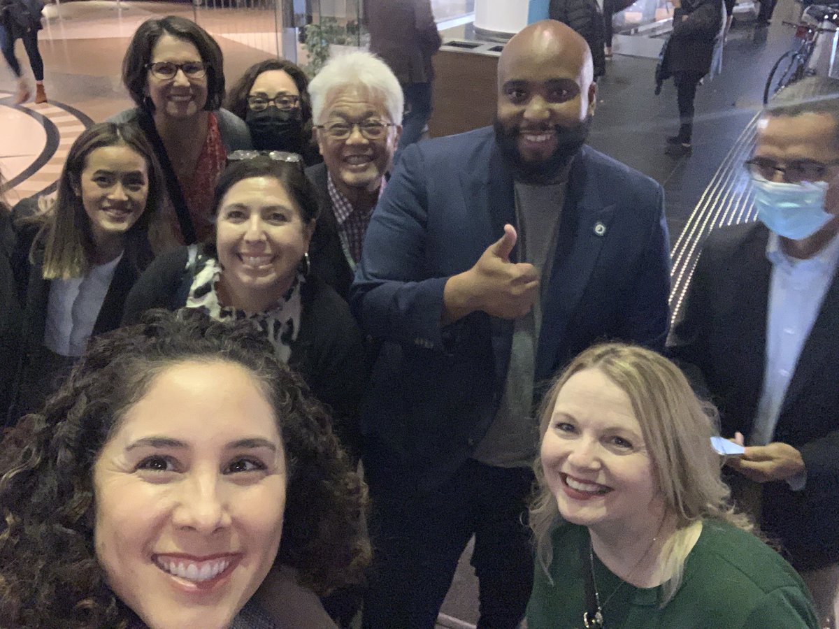 NancyChaires's tweet photo. Team @ElkGroveUnified with our @officialSCUSD neighbors. Grateful for the opportunity to learn with and from so many of our counterparts from across the state at @CSBA_Now #aec2021 https://t.co/TGlP4uMr00