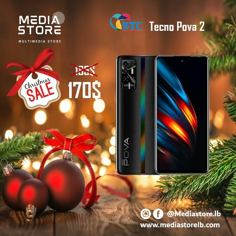 MediaStorelb's tweet photo. Prepare yourself for the most-awaited #Christmas #Offers with #Tecno #Mobiles at #MediaStorelb this year! 🎊

Deals and Sales starting from December 10th. 🎉 https://t.co/qWCY79bY49