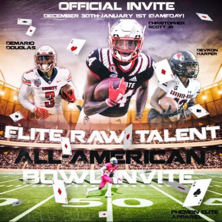 #AGTG Thanks @EliteRawTalent For The Official Invite🤲🏽 @AlcovyFootball @CoachPapaDukes @Tc_robinson5