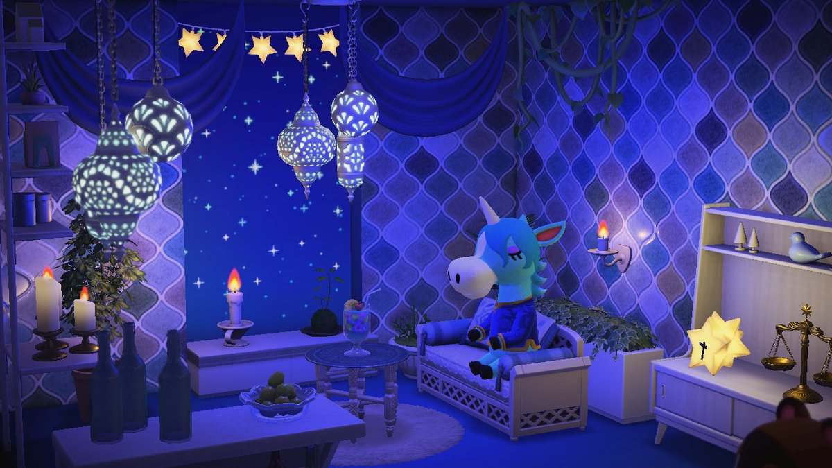 Hobbymum's tweet photo. Updated some villager homes. Roscoe clearly dressed up for the occasion... xD #AnimalCrossing #ACNH #NintendoSwitch https://t.co/QwgLuUmC3k