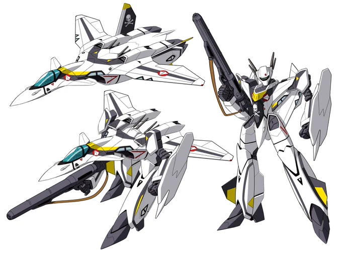 #VF11#バルキリー公式設定画ではありえないバルキリーを可変トイで作るシリーズ、VF-11Sマックス、ミリア、調子に乗って色変え。航宙ファン用に作りたいが、やまとの1/60が手に入らない。どうせ塗装してしまうので、日焼けで色あせて売値が付かないものとか安くお譲りいただけるものないですかね 