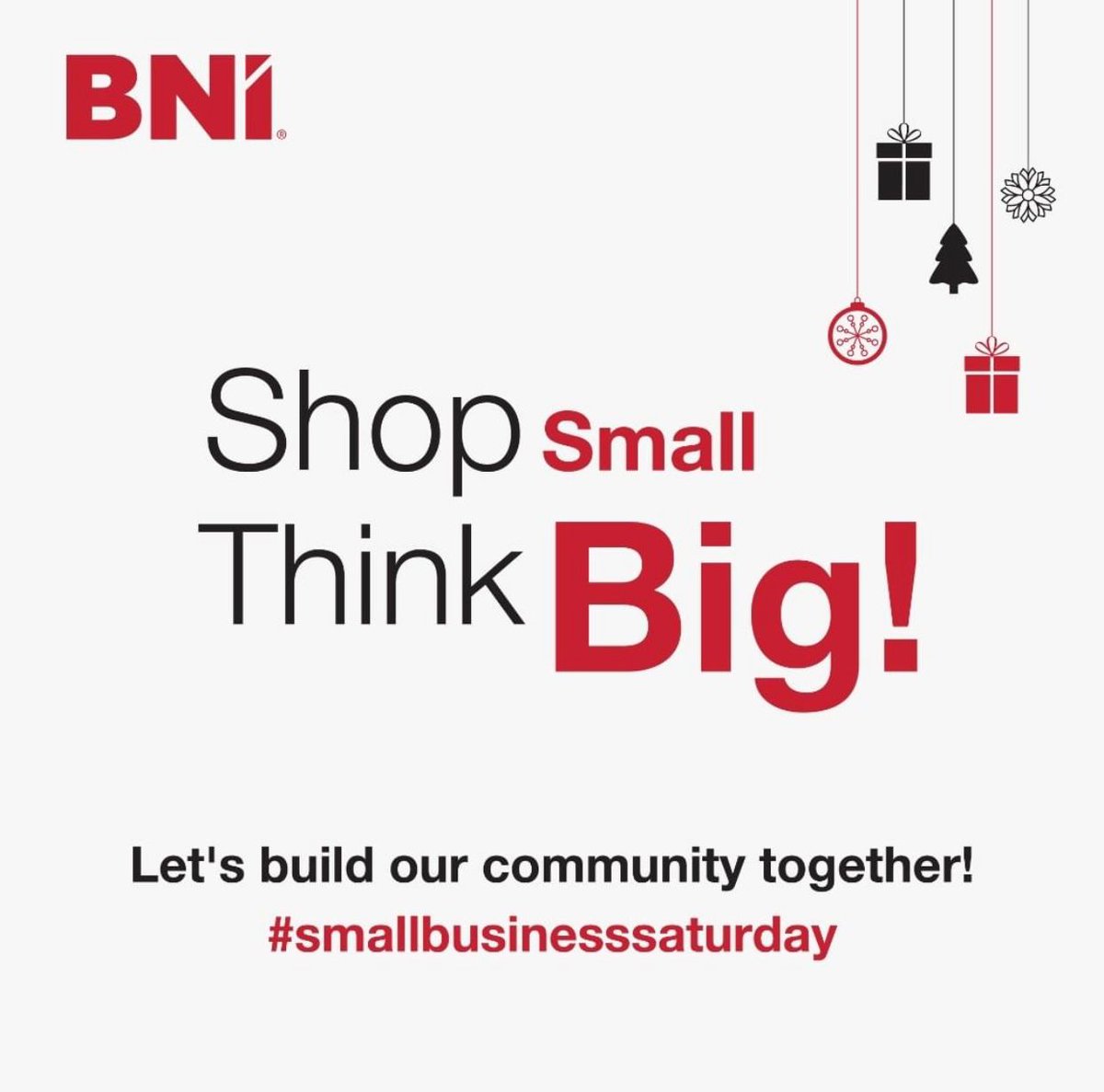 Small businesses are the lifeblood of our local economy and community - join us today in celebrating these invaluable members of the business world!

#referralmarketing #bni #giversgain #networkinggroup #smallbusinesssaturday