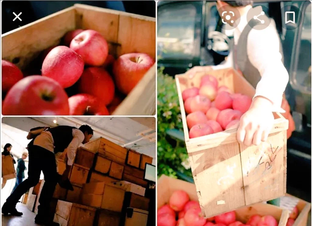 ムカイ林檎店、世田谷店「リンゴ箱もらってください！」現地に来れる方限定。なくなる前に急いで！！！！！！