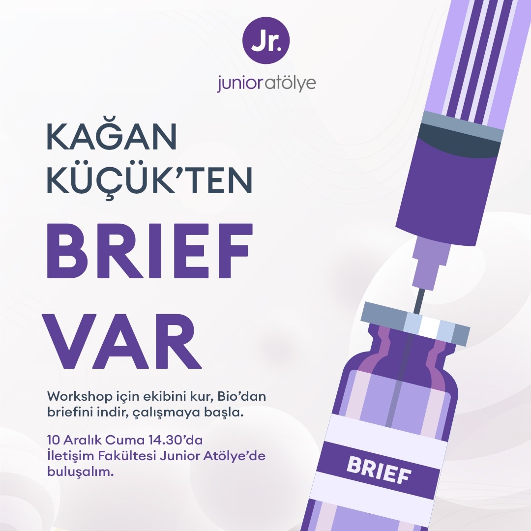 Kağan Küçük'ten Brief Var,

Workshop için ekibini kur, Bio'dan brifini indir, çalışmaya başla.

#brief #brieftenyayına #reklamcılık #halklailişkilervetanıtım #reklam #kagankücük #junioratölye pic.x.com/bWHSWblF61