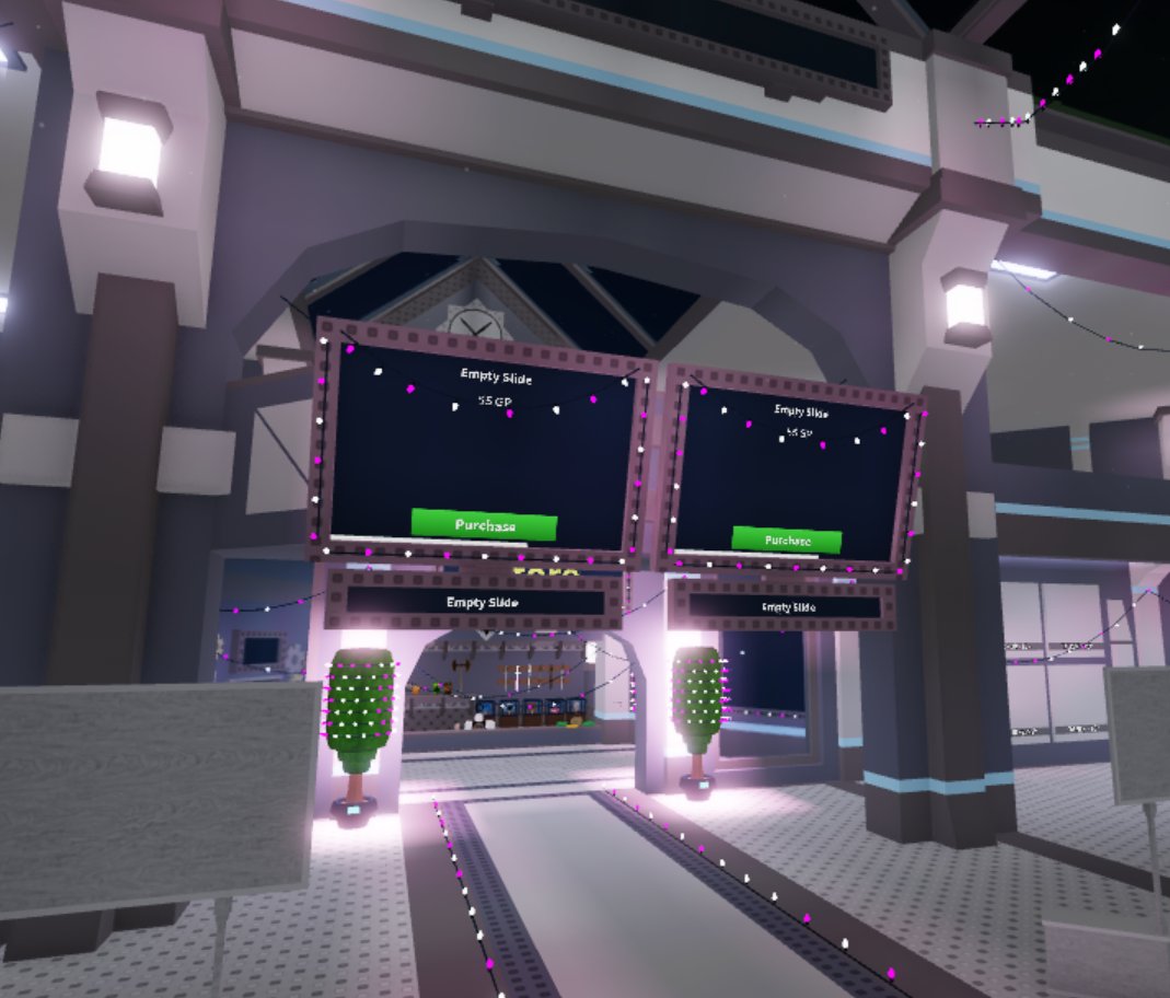 Plaza_Connect's tweet photo. Christmas update is now live! Help @toast80e_ retrieve golden lightbulbs in our own Christmas event!
Event is live till the end of January so have fun!
#GroupRecruitingPlaza #Roblox #RobloxDev #RobloxUGC #GRPUpdate #Christmas #GRPChristmasUpdate #RTC https://t.co/3TgW9zFtIK