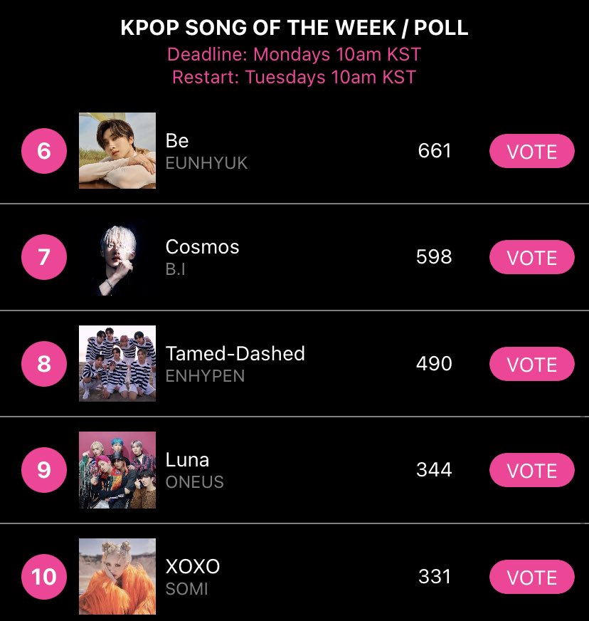 radiokpopway's tweet photo. #Kpop Song of the Week Update

VOTE for your favorite songs, while you listen to our kpop music radio station, using our mobile app ⬇️

iOS📲 https://t.co/ktD4esxzKL

Android📲 https://t.co/NeSf5Vz2nW

Winner receives a special program &amp; top 10 have a lot of airtime many weeks 📻 https://t.co/PH5xPqezfV