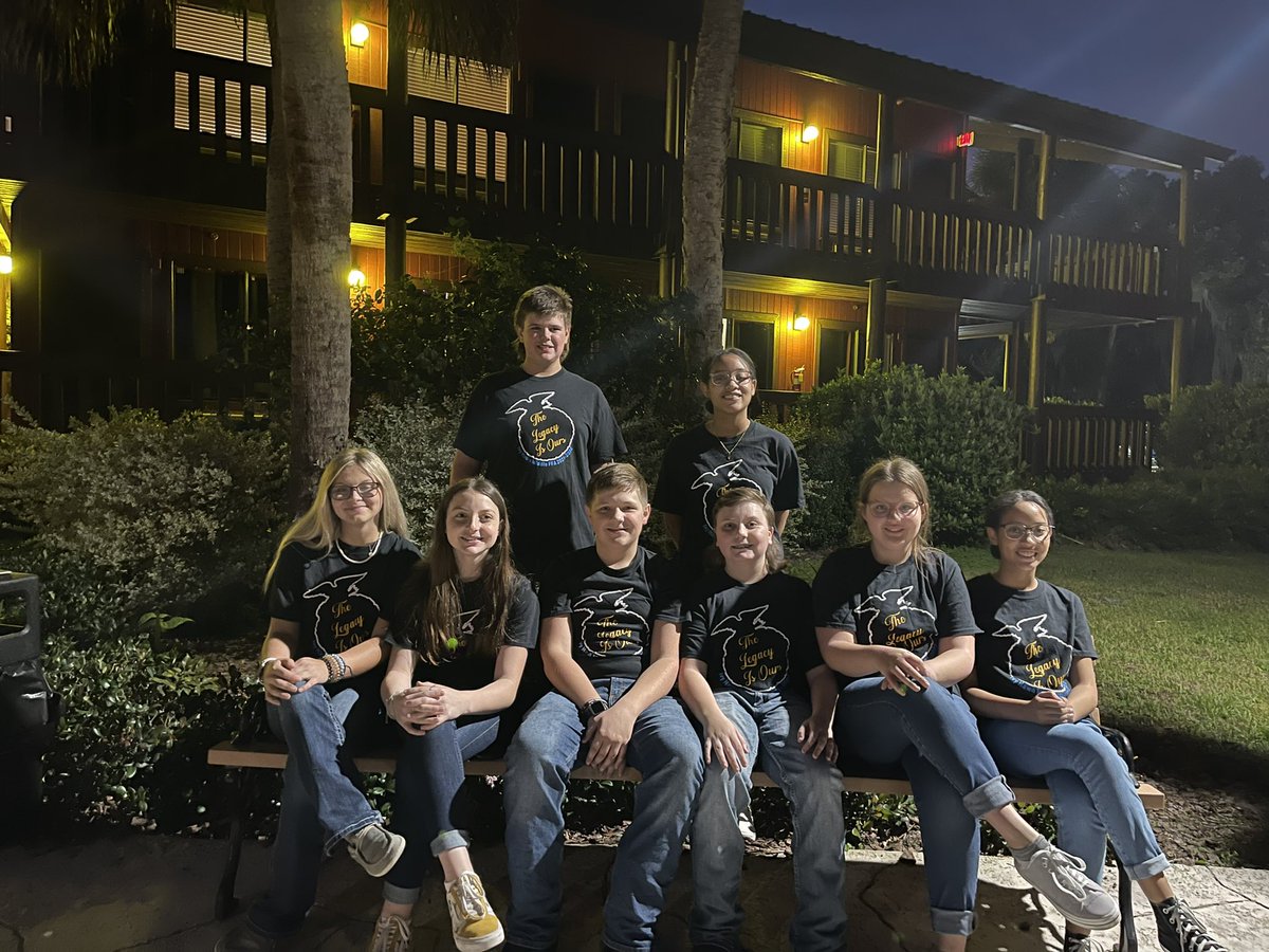 potter_252's tweet photo. FL FFA Middle School Conference has been one for the books!  Thank you to those that planned an amazing event for our students, we are so grateful for you!  My Ivy Hawn Middle FFA team, you make me so proud!  #thelegacyisours #flffa #ivyhawnproud #mykids https://t.co/ndzTL3LAON