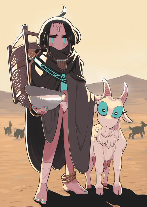 🧕🐐 