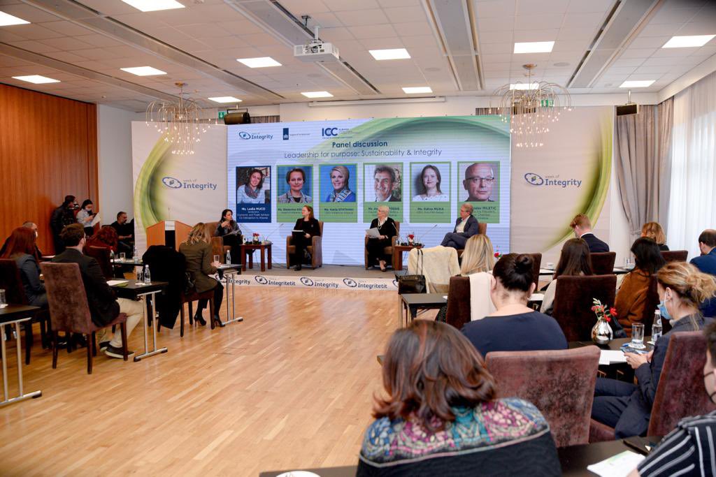 bilgenaldan's tweet photo. #ICCAlbania in collaboration with the Embassy of Kingdom of #Netherlands in Albania organized for the third year the #IntegrityWeek. It was a pleasure for me to see how this forum of businesses, youth #NGOs and #public institutions get together and share their best practices. https://t.co/YwxMGcd4Sp