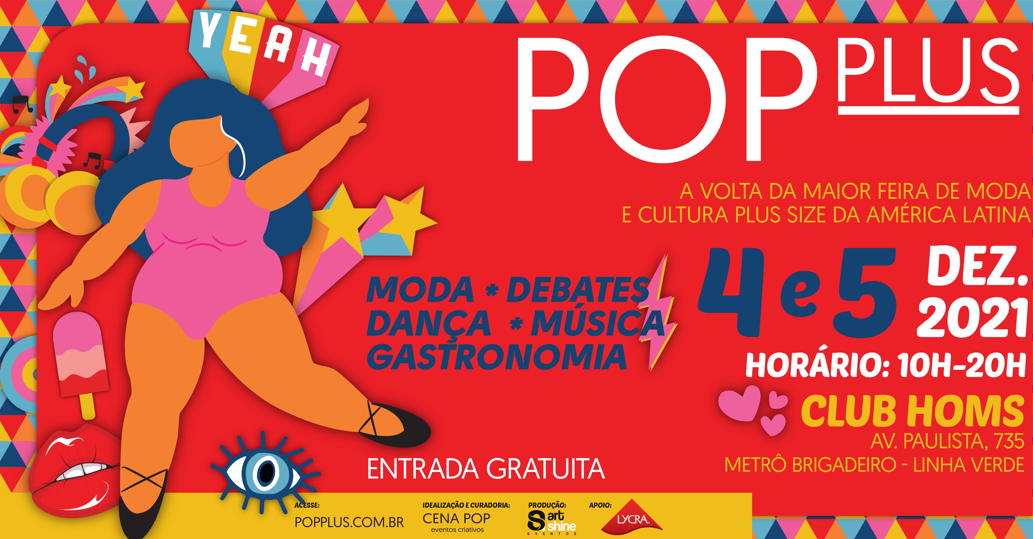 Feira de moda Pop Plus será realizada no Club Homs neste sábado e domingo