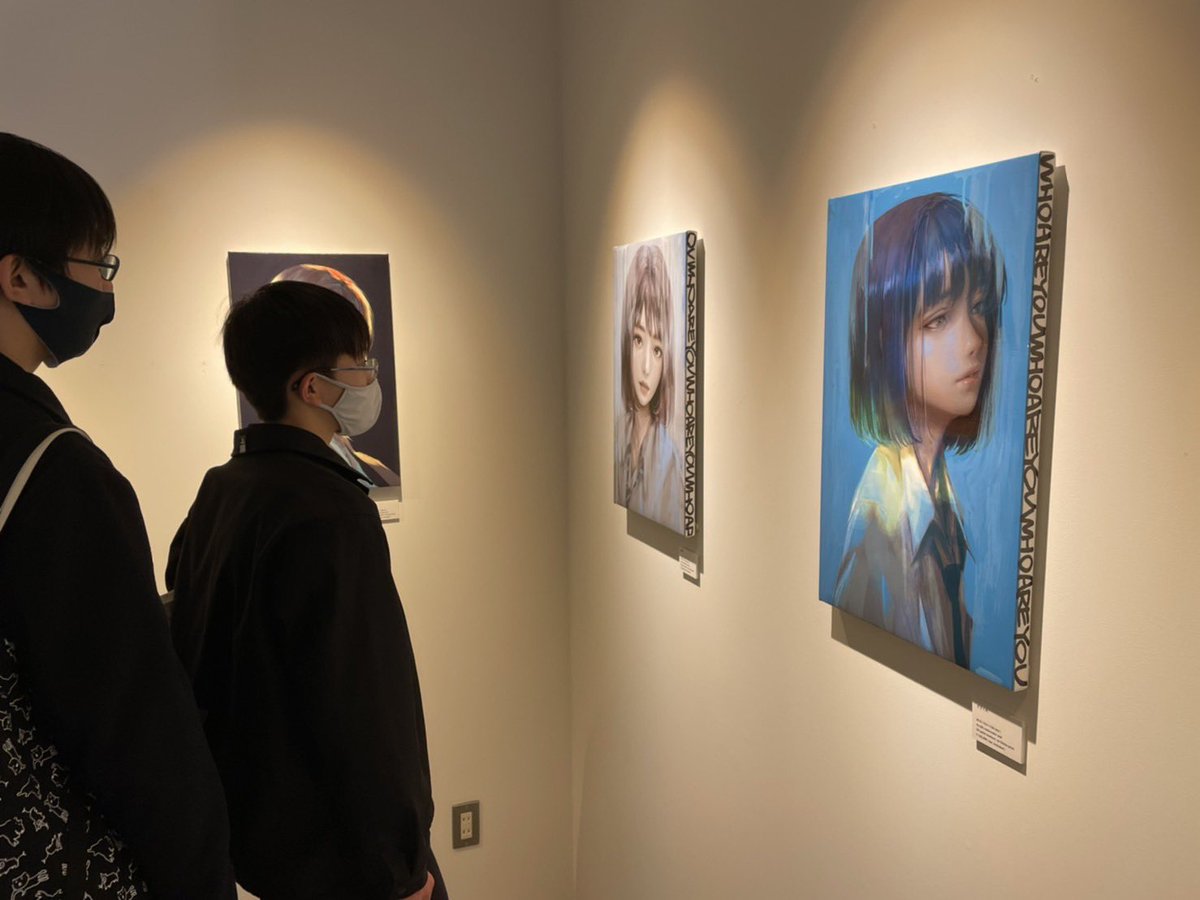 RED_INSECT_'s tweet photo. wataboku さんの個展"WHO"に行ってきました。アナログの加筆で絵が引き締まっていて生で観る迫力がありました。めっちゃ可愛いです…

@wataboku_ https://t.co/HrmvBfTa01