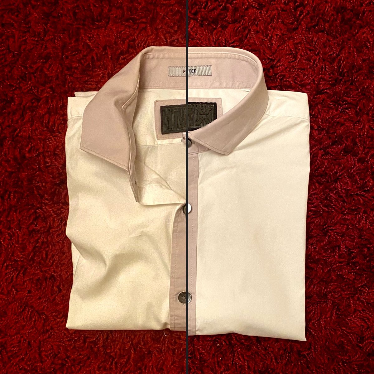 SnapCollar's tweet photo. Need the cure for a sloppy neck? Check out how SnapCollar straightens up this two-tone club collar with ease 👕😎
#SnapCollar #ShirtTermGoals #Fresh #Collar #SnapIn #Professional #LookingGood #LookingSharp #LookingSmart #Style #Fashion #Gift #GiftIdeas #BeforeAndAfter https://t.co/G1wgV72tHW