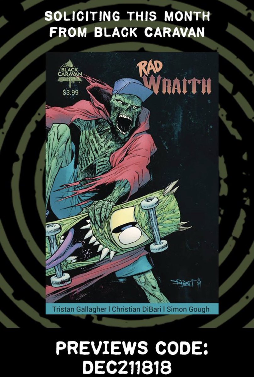 coastcitycomics's tweet photo. I don’t want to say that this is the year’s best comic featuring a monster skateboarder and his talking skateboard, but it probably is. Tell your shop to get it. #radwraith #horrorcomics https://t.co/ma47UGpQXf