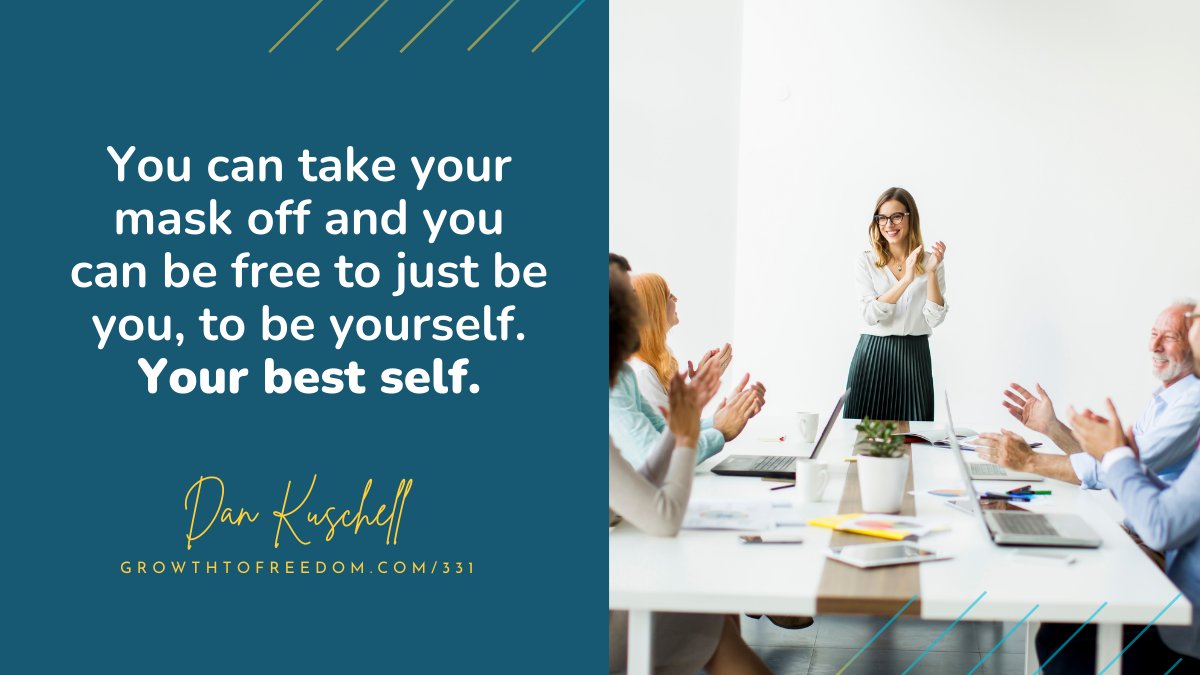 dan_kuschell's tweet photo. Stay tuned as Dan says, take your mask off and be your best self.      #331 #business #maskoff #completefreedom #inspiration #tranformation #growth #freedom https://t.co/ugTQqfvsKK https://t.co/WXJ1BgTV1N