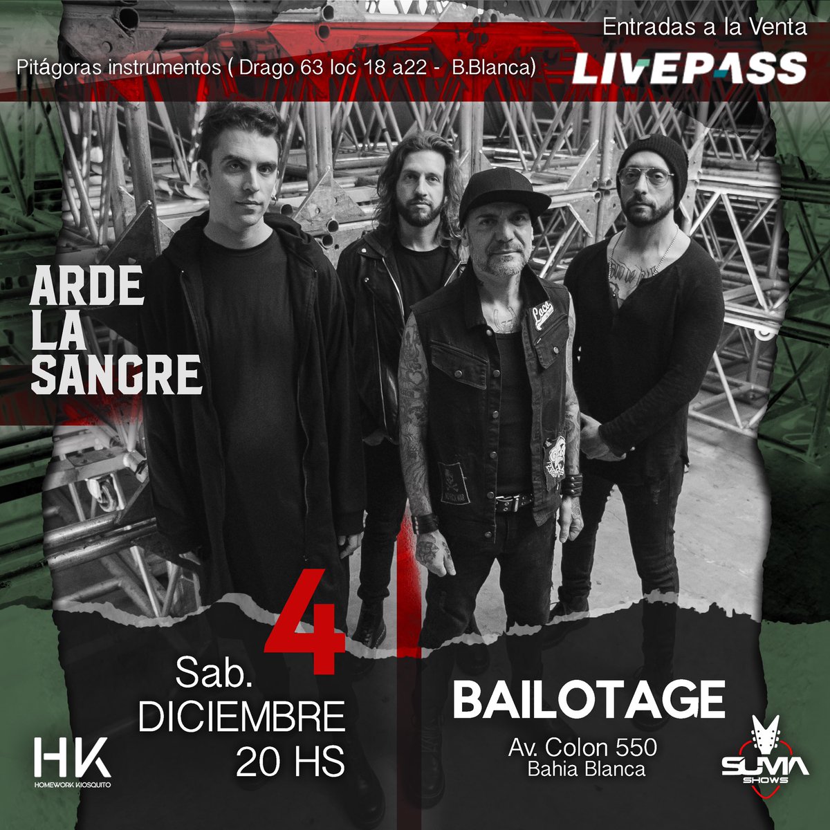 HOY! 🔥Bahía Blanca🔥 ALLÁ VAMOS! livepass.com.ar/events/arde-la…